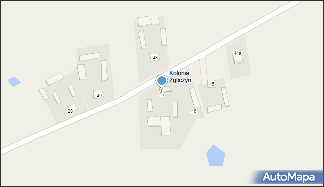 Zgliczyn Witowy, Zgliczyn Witowy, 47, mapa Zgliczyn Witowy
