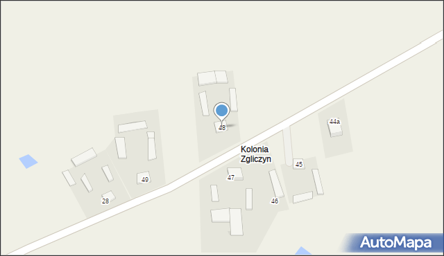 Zgliczyn Witowy, Zgliczyn Witowy, 48, mapa Zgliczyn Witowy
