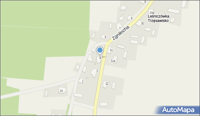 Zgniłocha, Zgniłocha, 4, mapa Zgniłocha