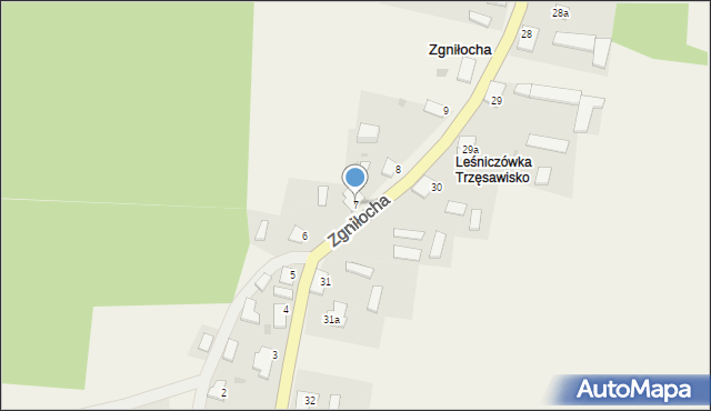 Zgniłocha, Zgniłocha, 7, mapa Zgniłocha