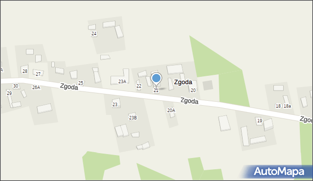 Zgoda, Zgoda, 21, mapa Zgoda