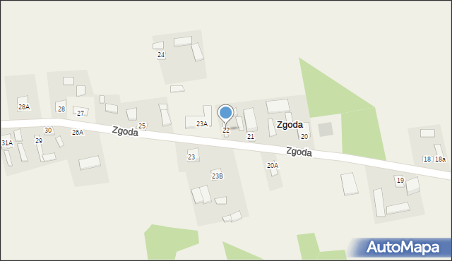 Zgoda, Zgoda, 22, mapa Zgoda