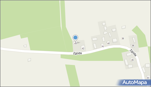 Zgoda, Zgoda, 43, mapa Zgoda