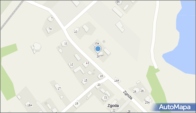 Zgoda, Zgoda, 14, mapa Zgoda