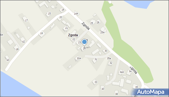 Zgoda, Zgoda, 29, mapa Zgoda