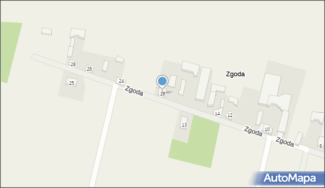 Zgoda, Zgoda, 18, mapa Zgoda