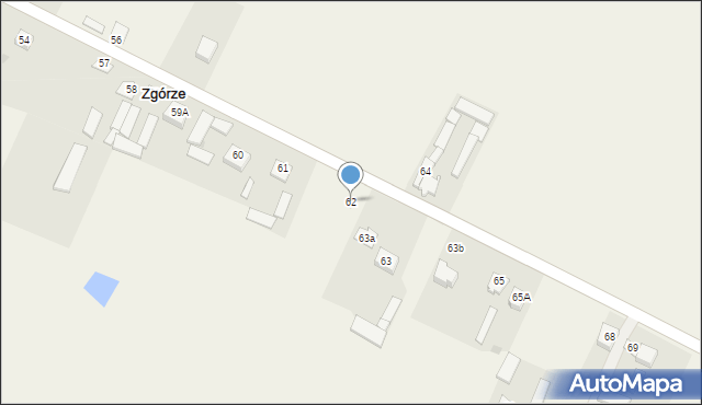 Zgórze, Zgórze, 62, mapa Zgórze