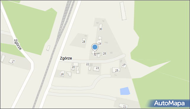 Zgórze, Zgórze, 32, mapa Zgórze