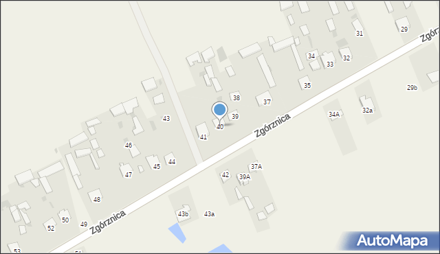 Zgórznica, Zgórznica, 40, mapa Zgórznica