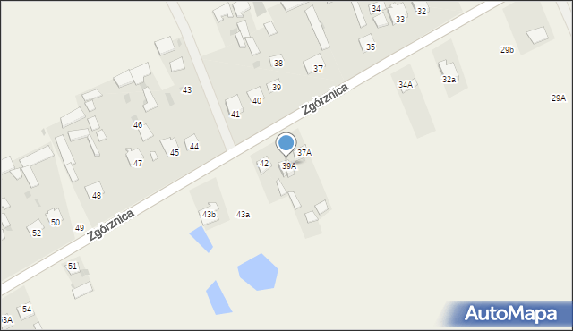 Zgórznica, Zgórznica, 40A, mapa Zgórznica