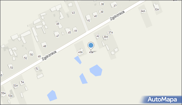 Zgórznica, Zgórznica, 43a, mapa Zgórznica