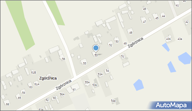 Zgórznica, Zgórznica, 53, mapa Zgórznica