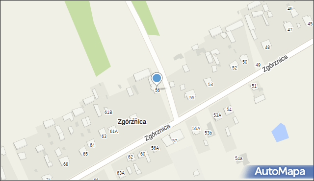 Zgórznica, Zgórznica, 56, mapa Zgórznica