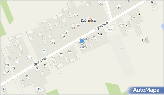 Zgórznica, Zgórznica, 63A, mapa Zgórznica