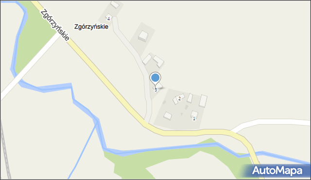 Zgórzyńskie, Zgórzyńskie, 3, mapa Zgórzyńskie