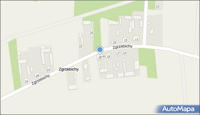 Zgrzebichy, Zgrzebichy, 19, mapa Zgrzebichy