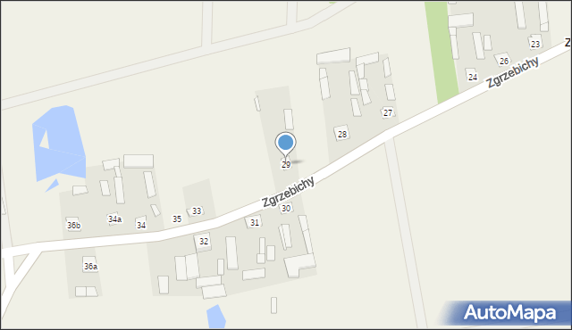 Zgrzebichy, Zgrzebichy, 29, mapa Zgrzebichy