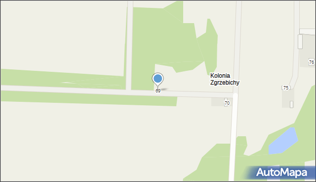 Zgrzebichy, Zgrzebichy, 69, mapa Zgrzebichy