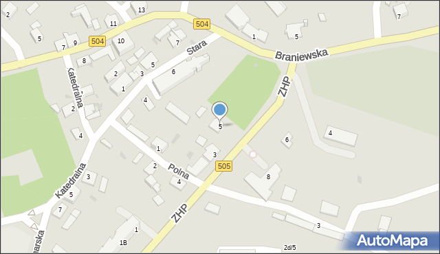 Frombork, ZHP, 5, mapa Frombork