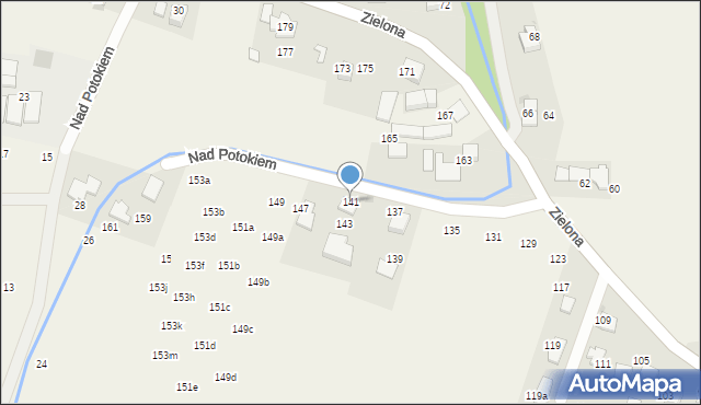 Bolechowice, Zielona, 141, mapa Bolechowice