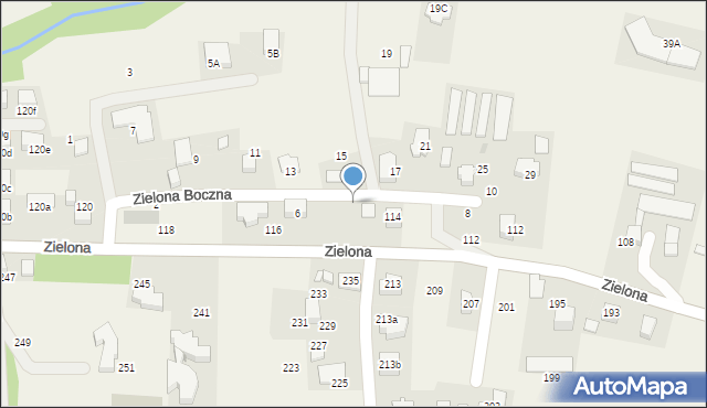 Bolechowice, Zielona Boczna, 6, mapa Bolechowice