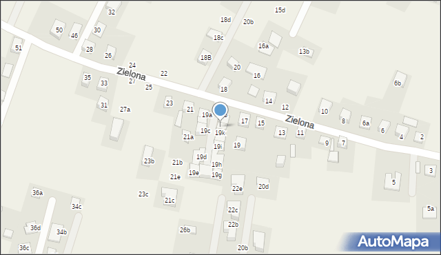 Chełmiec, Zielona, 19l, mapa Chełmiec