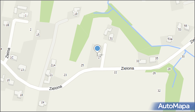 Czaniec, Zielona, 29, mapa Czaniec