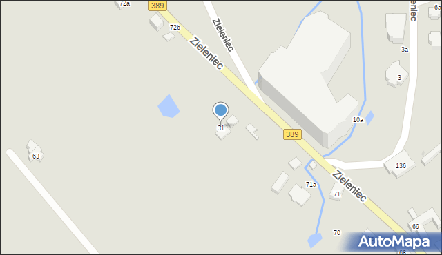 Duszniki-Zdrój, Zieleniec, 31, mapa Duszniki-Zdrój