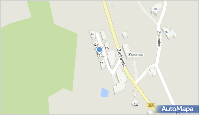 Duszniki-Zdrój, Zieleniec, 81a, mapa Duszniki-Zdrój