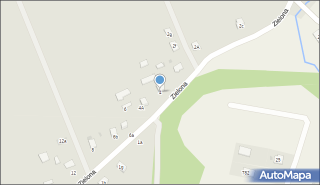 Gorlice, Zielona, 4, mapa Gorlic