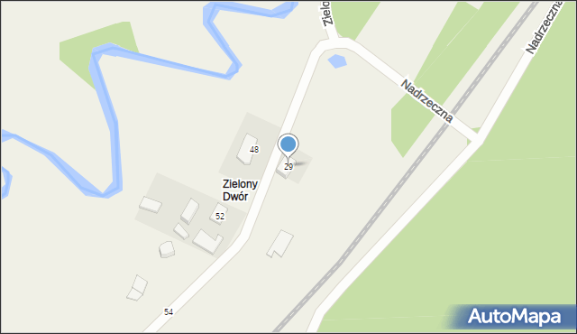 Gościcino, Zielony Dwór, 29, mapa Gościcino