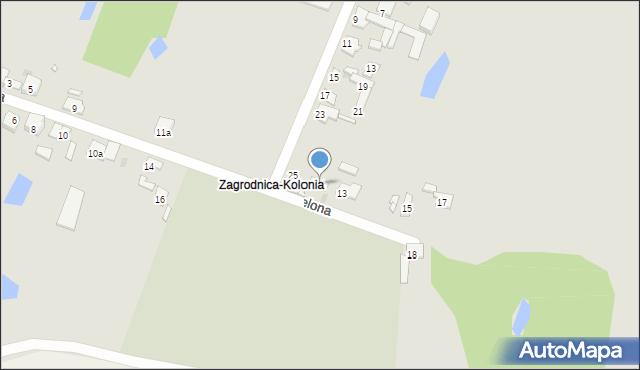 Izbica Kujawska, Zielona, 11, mapa Izbica Kujawska