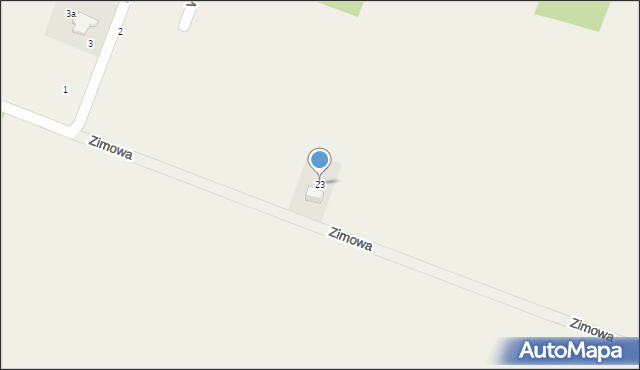 Jachranka, Zimowa, 23, mapa Jachranka