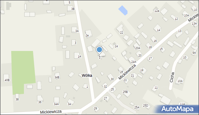 Jastkowice, Zielona, 2, mapa Jastkowice