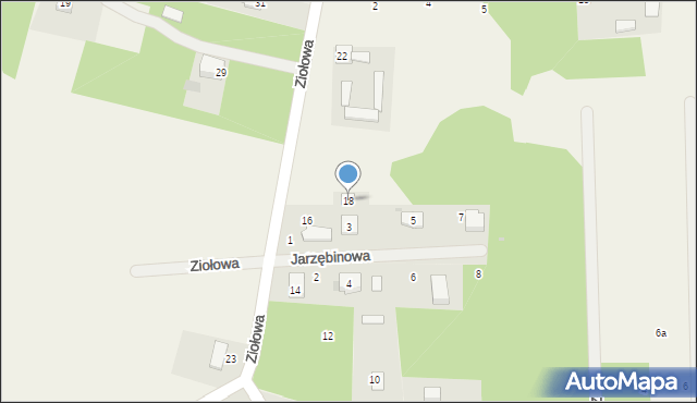 Jastrzębnik, Ziołowa, 18, mapa Jastrzębnik