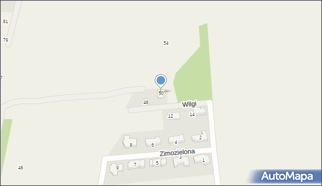 Jastrzębnik, Ziołowa, 50, mapa Jastrzębnik