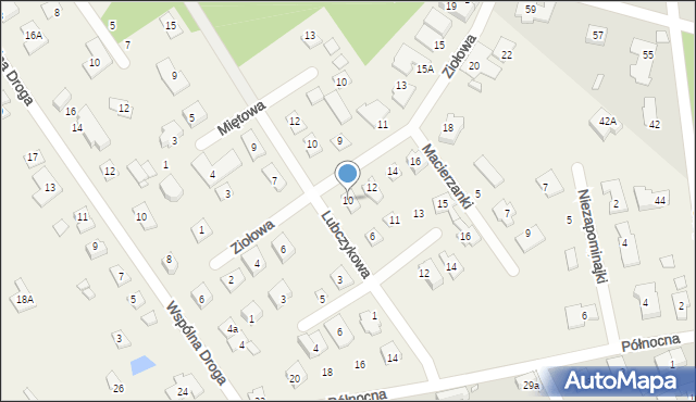 Kamionka, Ziołowa, 10, mapa Kamionka