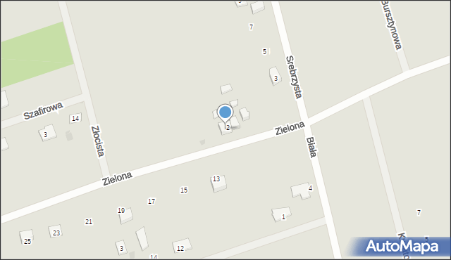 Kościerzyna, Zielona, 2/1, mapa Kościerzyna