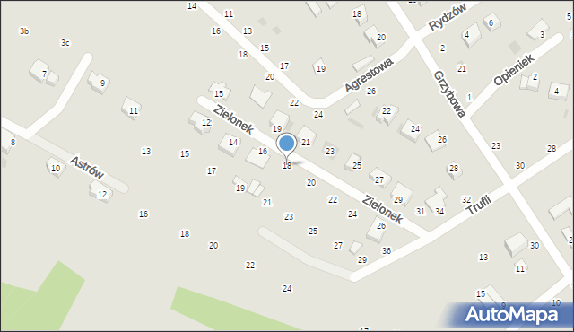 Kretomino, Zielonek, 18, mapa Kretomino