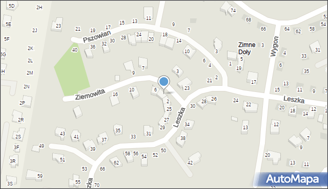 Lublin, Ziemowita, 4, mapa Lublina