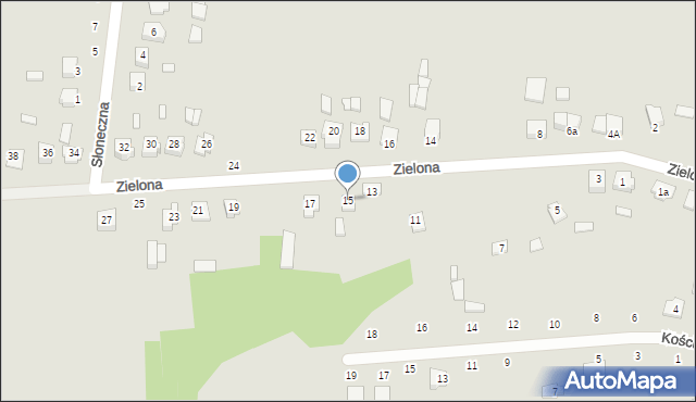 Lubycza Królewska, Zielona, 15, mapa Lubycza Królewska