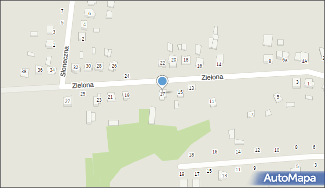 Lubycza Królewska, Zielona, 17, mapa Lubycza Królewska