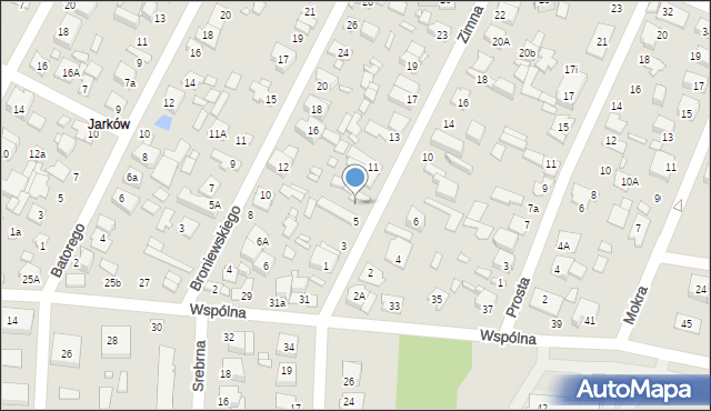 Marki, Zimna, 7, mapa Marki