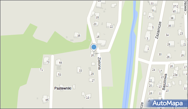 Muszyna, Zielona, 31, mapa Muszyna