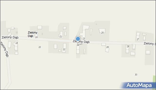 Nowe Smarchowice, Zielony Dąb, 24, mapa Nowe Smarchowice