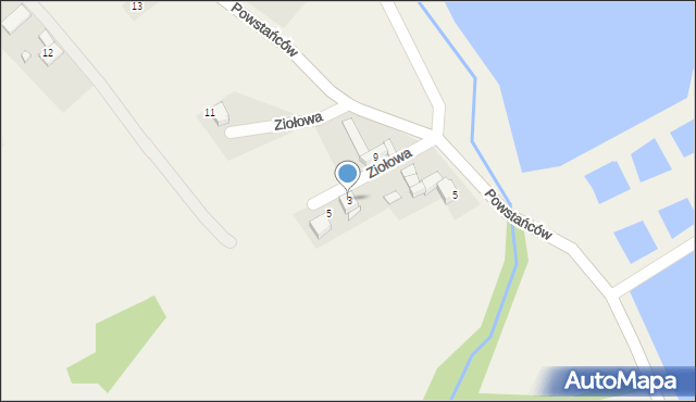 Pielgrzymowice, Ziołowa, 3, mapa Pielgrzymowice