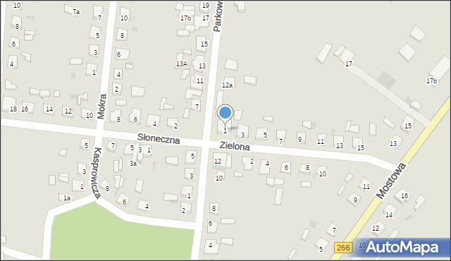 Piotrków Kujawski, Zielona, 1, mapa Piotrków Kujawski