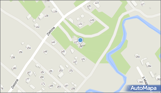 Ropczyce, Zielona, 139, mapa Ropczyce