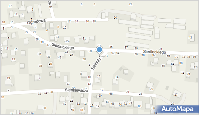 Rudawa, Zielonki Stanisława, płk., 2, mapa Rudawa