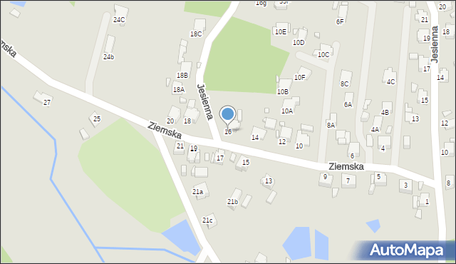 Rybnik, Ziemska, 16, mapa Rybnika